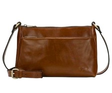 Patricia Nash Valenza Leather Crossbody Bag -Tan-NWOT