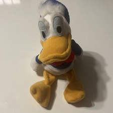 Vintage The Disney Store MINI BEAN BAG DONALD DUCK Plush Beanie