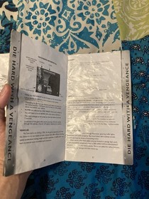 Die Hard Trilogy Sega Saturn 1997 In Case With Manual & Registration Card