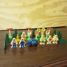 Kidcraft Accessories For Wooden Train Set - Lot of 27 Pieces