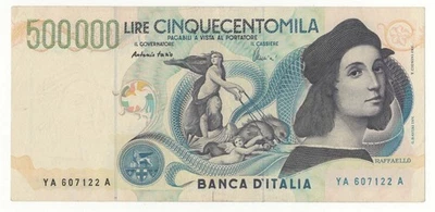500000 LIRE RAFFAELLO DECR 1997 - Bild 1 von 2