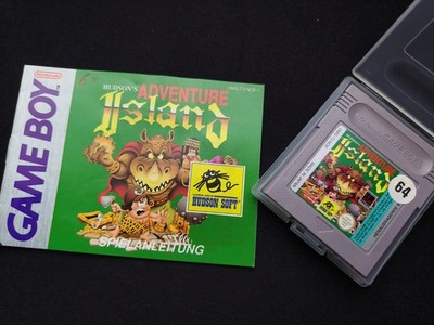 Game Boy: Hudson s Adventure Island (DMG-T3-NOE) + Anleitung Ohne OVP