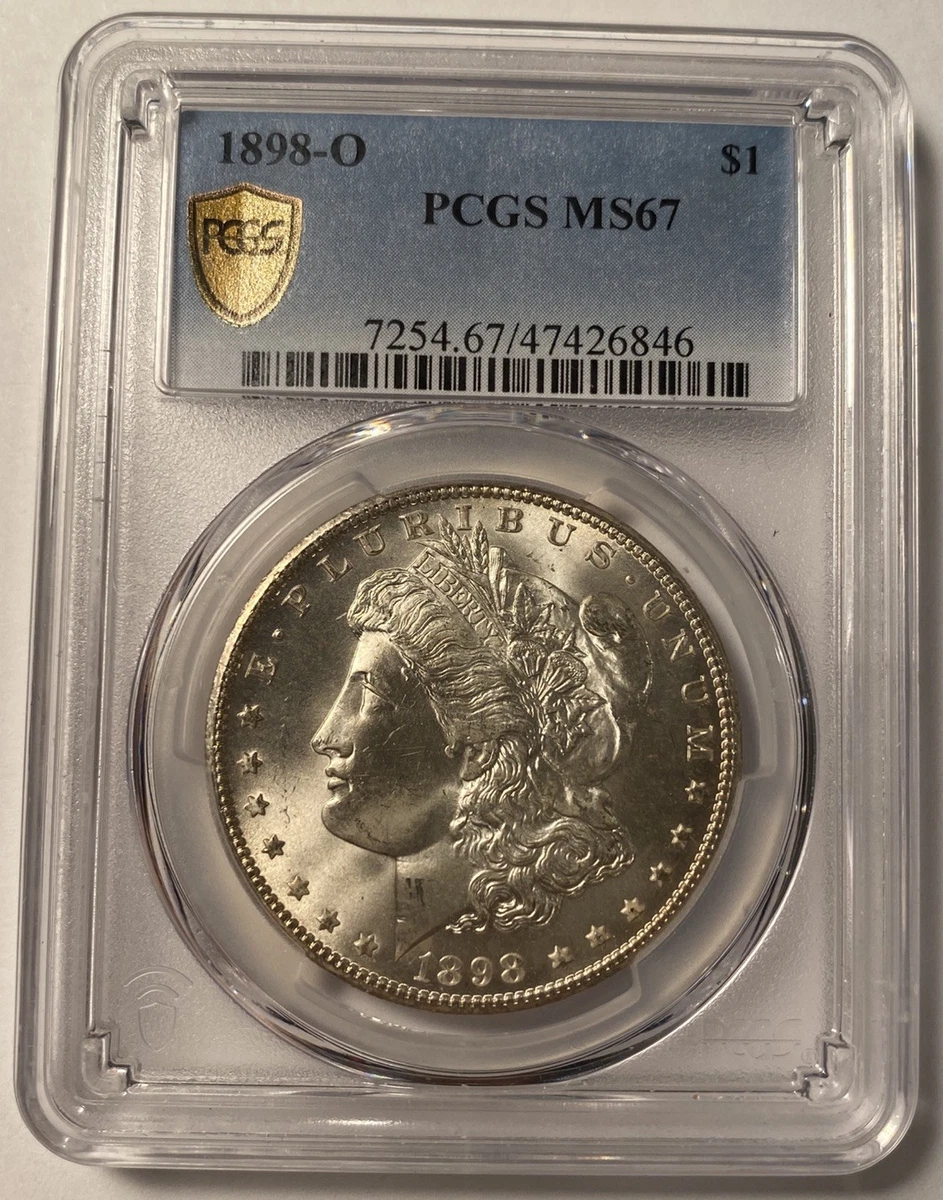 MS 67 Graded 1898 Year Morgan US Dollars (1878-1921) for sale | eBay