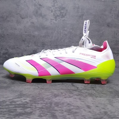 ADIDAS Predator 24 Elite FG Soccer Cleats Mens 9 Celestial Victory White Pink