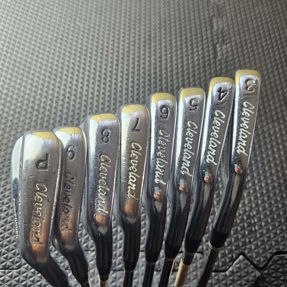 Juego de hierros Cleveland Tour Action TA1 3-PW RH R varilla de acero flexible aprox 39"" Foto 2 de 4