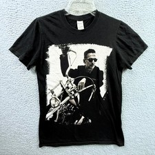 Depeche Mode Shirt Mens Small Promo Motorcycle Art Portrait David Gahan RARE