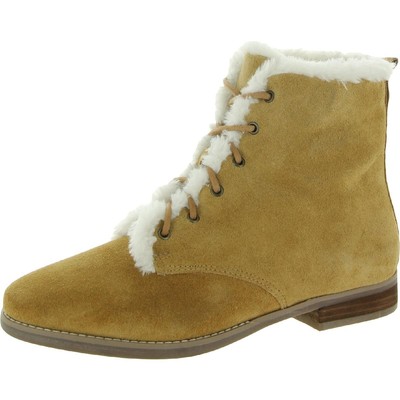 Array Womens Canyon Tan Suede Ankle Boots Shoes 6.5 Medium (B,M) BHFO 8187