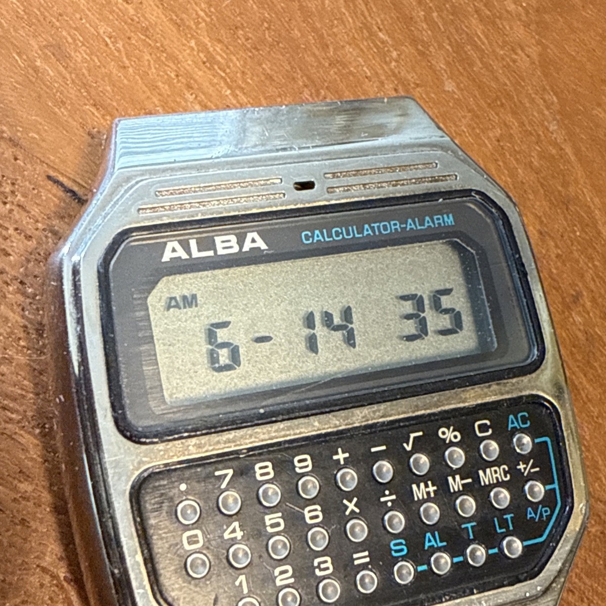 ALBA SEIkO カリキュレーター Y739-5000 デジタル腕時計 Vintage Alba (seiko Pulsar) Calculator Watch Y739-5000 a