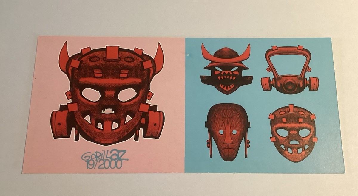 GORILLAZ Original 2001 Promotional 19/2000 Album Art Advertisement