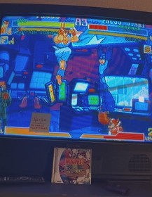 Sega Dreamcast Marvel vs. Capcom: Clash of Super Heroes complete, TESTED, WORKS 