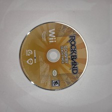 Rock Band: Country Track Pack (Nintendo Wii, 2009) Disc Only - Tested