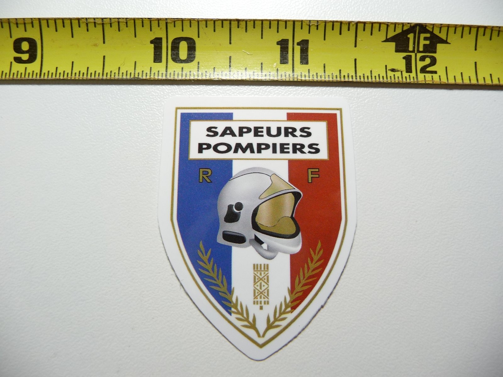 Paris France Firefighters Decal Sticker for Work Occupation
