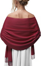 Women's Scarf Pashmina Shawls and Wraps for Evening Dress Wedding Bridal Bridesm