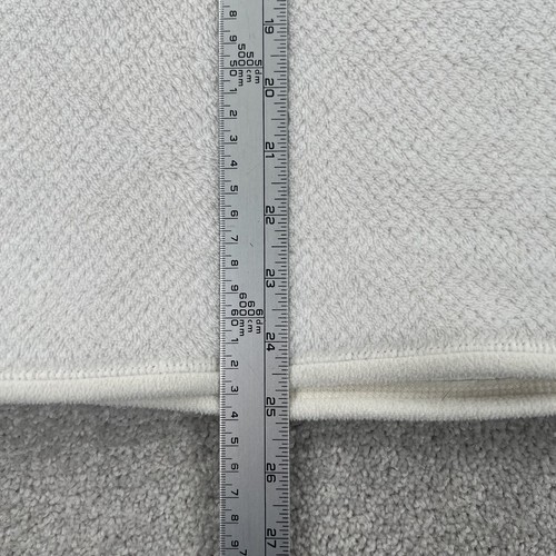 Patagonia Maglione Donna Grande Bianco Synchilla Snap T Pullover Polartec Pile - Foto 13 di 22