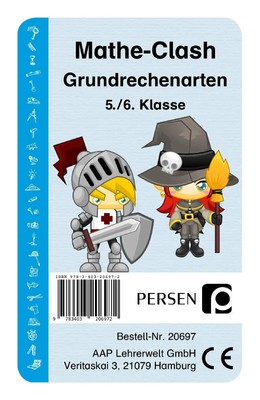 Mathe-Clash: Grundrechenarten 5. / 6. Klasse Liv von Halen Spiel 33 S. Deutsch