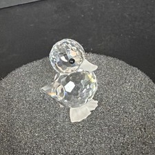SWAROVSKI 'DUCK' CRYSTAL FIGURE MODEL ORNAMENT 7666, NR032 BOXED old piece 