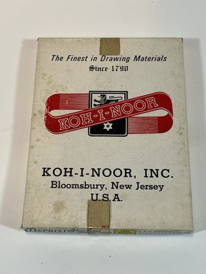 Koh-I-Noor 1342 Mephisto Yellow Blue Print Checking Pencils Lot Of 35 Vintage