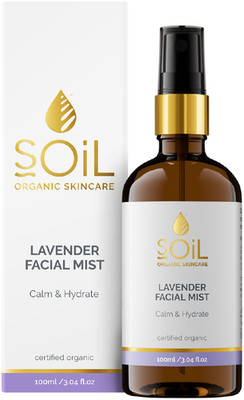 Natural and Organic SOiL Skincare Lavender Facial Mist 100ml