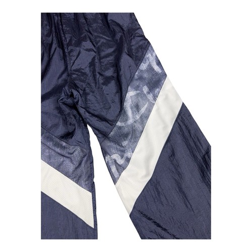 Champion Nylon Track Pants Windbreaker Joggers Men’s L Navy Blue Logo Y2K Logo - Picture 9 of 12