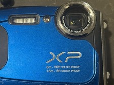 Fujifilm FinePix XP60 Blue Water/Shockproof Digital Camera With Battery/Case