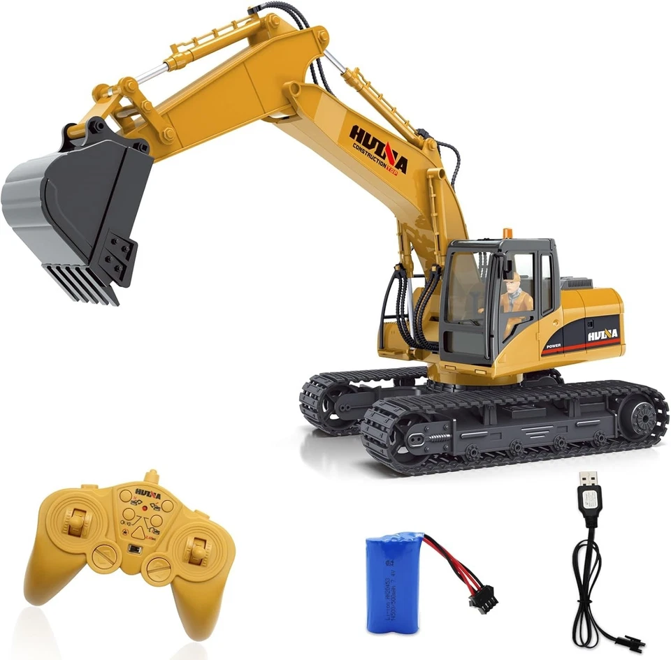 2.4GHz Remote Control Excavator with Metal Shovel & Safe Eco-Friendly Design - Image 3 of 4