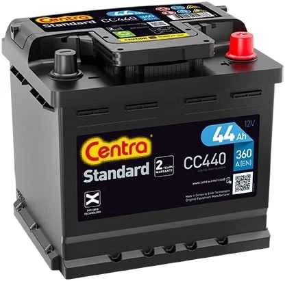 CENTRA CC440 Starter Battery for ABARTH,ALFA ROMEO,ALPINE,AUDI,AUSTIN,AUTOBIANCH — 第 3/3 张图片