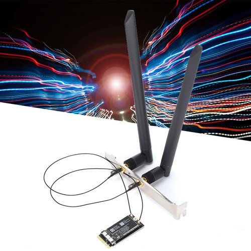 WiFi Adapter Dual Frequency 2.4Ghz/5Ghz 300Mbps/867Mbps Wireless Network Conn FY - Afbeelding 9 van 28