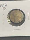 1916 D Lincoln Wheat Cent Penny X2363