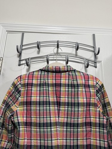 Talbots Women Pink Plaid Blazer Jacket Women’s 8P Preppy Academia Linen Cotton - Picture 21 of 24