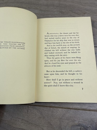 Der Prophet von Kahlil Gibran - 1951 Hardcover 55. Auflage - Bild 12 von 14