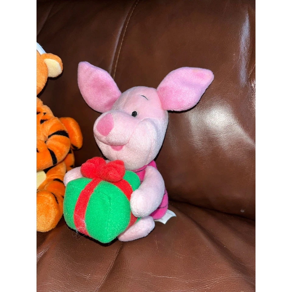 Disney Winnie the Pooh Holiday Beans Tigger Piglet Plush Set - Image 3 of 4