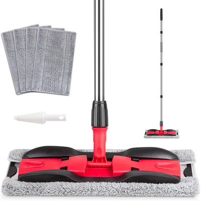 MEXERRIS Microfiber Floor Mop For Hardwood Cleaning - 360 ...