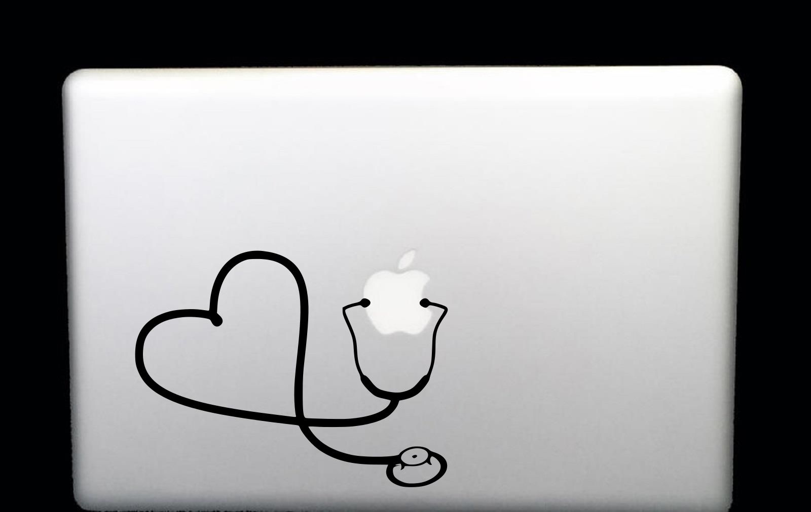 stethoscope decal sticker vinyl macbook doctor medical car window