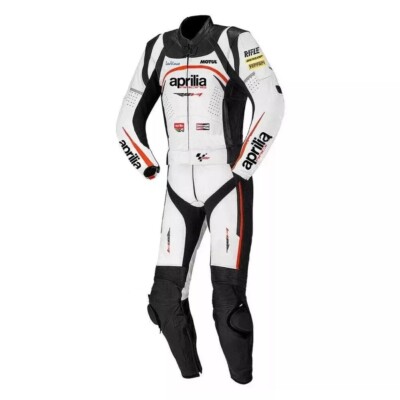 Real Cowhide Leather Motorcycle Biker Suit Motorbike Racing Protective Suit