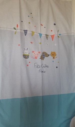 VERBAUDET COPRIPIUMINO PER LETTO BEBÈ 80CM 120CM DOUBLE FACCE REVERSIBILE - Picture 5 of 10