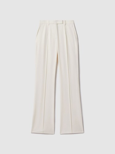 REISS Millie Flared Suit Trousers in Cream UK Size 8 - Picture 6 of 6