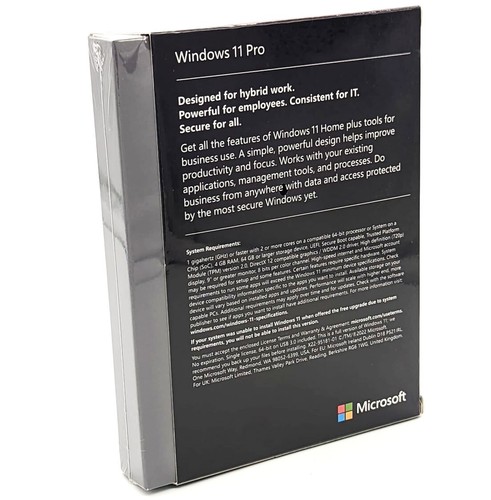 Microsoft Windows 11 Pro USB Box English Full Version 1-PC Factory Sealed - Picture 3 of 3