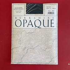 Berkshire Opaque Vintage 4620 Spinach Size 1-2 Control Top Pantyhose