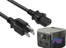  AC Power Cord Cable For EcoFlow RIVER 2 Pro Portable Power Station