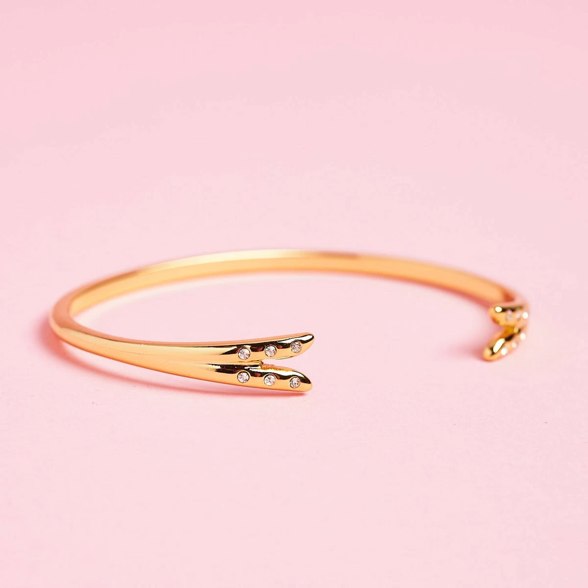 Michelle Campbell Gold Talon Bracelet Set 14 Yellow Gold Plated NWT