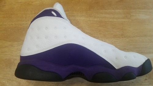 Size 8 - Air Jordan 13 Retro Lakers No Box - Picture 6 of 10