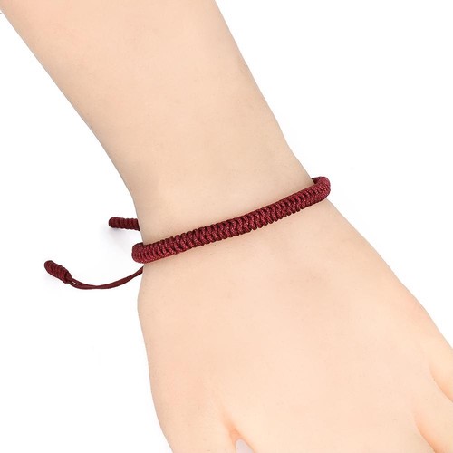 Tibetan Handmade Knots Adjustable Fortune Buddha Lucky Bracelet Buddhist Rope - Picture 10 of 43
