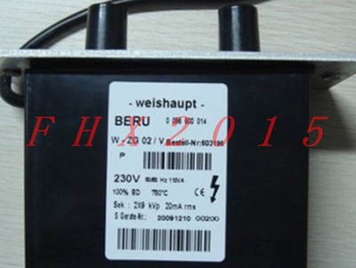 ONE NEW BERU W-ZG02/V Ignition transformer Weishaupt For burner