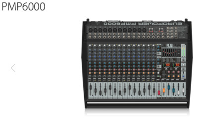 Behringer EUROPOWER PMP6000