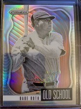 2021 Panini Prizm Babe Ruth SILVER PRIZM Old School #OS-1 FOTL