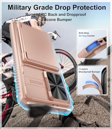 for Samsung Galaxy S25 Ultra Phone Case Wallet, Card Holder (4-5 Cards), RFID - Imagen 4 de 6