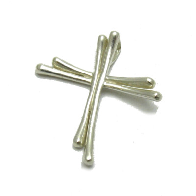 Genuine Sterling Silver Pendant Solid Hallmarked Solid 925 Cross ...
