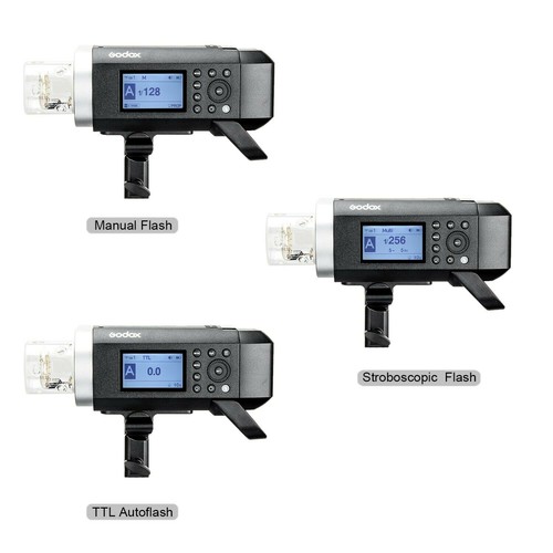 2pcs Godox AD400Pro 400Ws 2,4G X System TTL Blitz + 35*160CM Softbox +2M Ständer - Bild 4 von 12