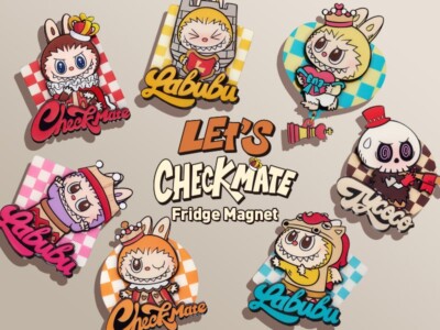 THE MONSTERS Let's Checkmate Series Magnet [Assorted Box 6