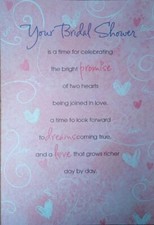 Bridal Shower Card BR3 FREE SHIPPING